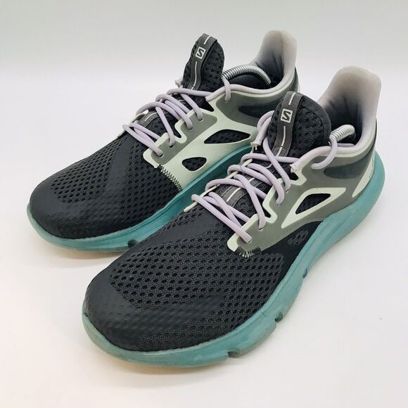Salomon Predict MOD Shoe 413122 Womens 8 Gray Mint Teal Gorpcore Lace Up Sneaker - Picture 3 of 11